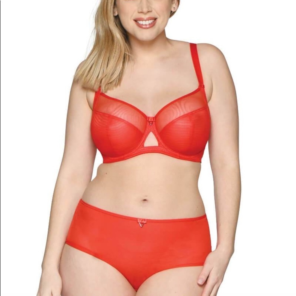Curvy Kate Victory Balcony Bra - Flame Red 38J